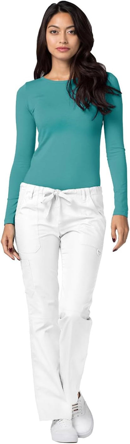 Adar Underscrubs for Women 2 Pack - Long Sleeve Underscrub Comfort Tee